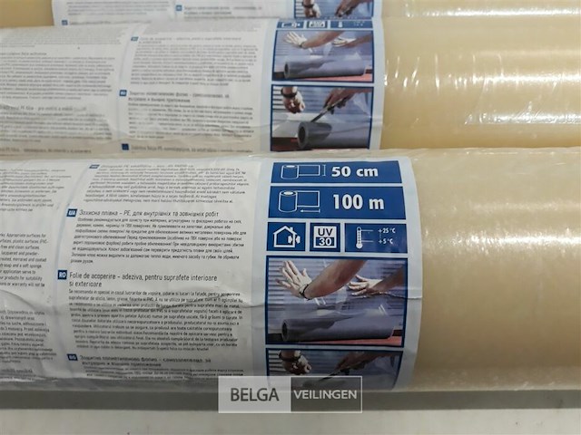 3 x glasbeschermfolie 50 cm x 100 m - afbeelding 3 van  3