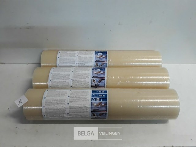 3 x glasbeschermfolie 50 cm x 100 m - afbeelding 1 van  3