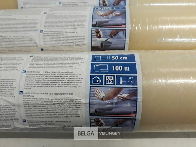 3 x glasbeschermfolie 50 cm x 100 m - afbeelding 3 van  3