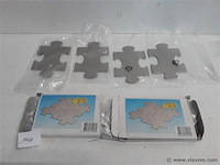 3 x glasonderzetter inox set 4 stuks - afbeelding 1 van  2
