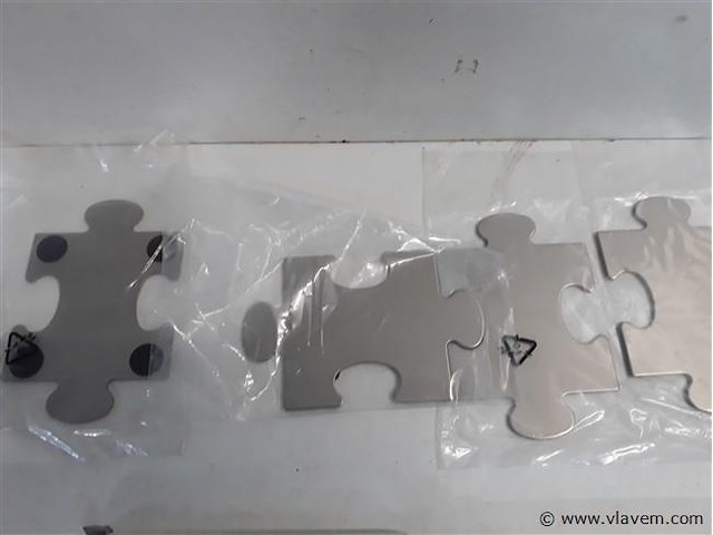 3 x glasonderzetter inox set 4 stuks - afbeelding 2 van  2