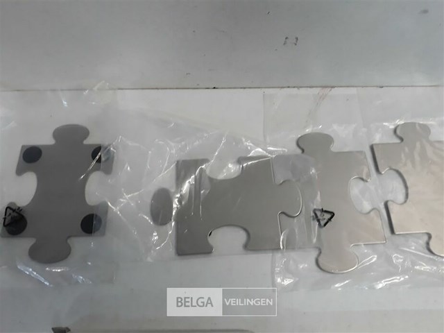 3 x glasonderzetter inox set 4 stuks - afbeelding 3 van  3