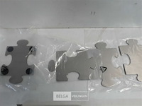 3 x glasonderzetter inox set 4 stuks - afbeelding 3 van  3