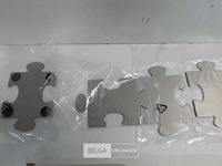 3 x glasonderzetter inox set 4 stuks - afbeelding 3 van  3