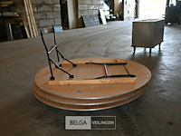 3 x grote ronde plooitafel - afbeelding 1 van  4