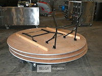 3 x grote ronde plooitafel - afbeelding 4 van  4