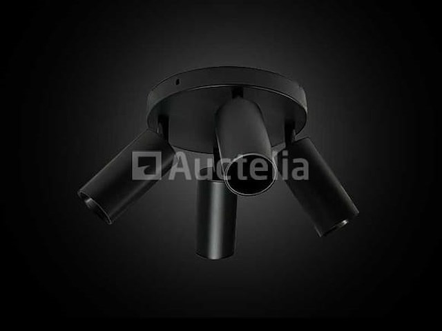 3 x gu10 ronde plafondspots – viervoudig verstelbaar – aluminium – ip20 - afbeelding 3 van  6