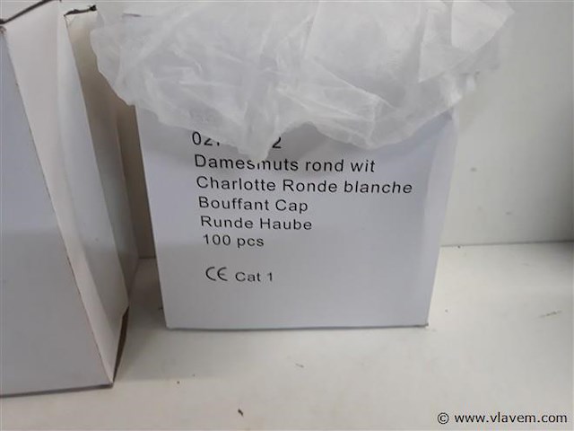 3 x haarnetje 100 stuks wegwerp - afbeelding 2 van  2