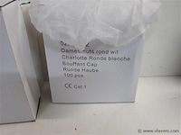 3 x haarnetje 100 stuks wegwerp - afbeelding 2 van  2