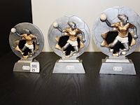 3 x handbaltrofee - afbeelding 1 van  2