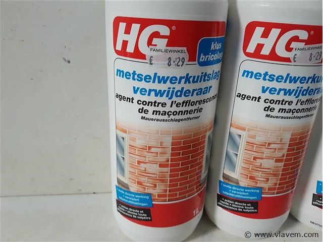 3 x hg metselwerkuitslag verwijderaar 1 l - afbeelding 2 van  2