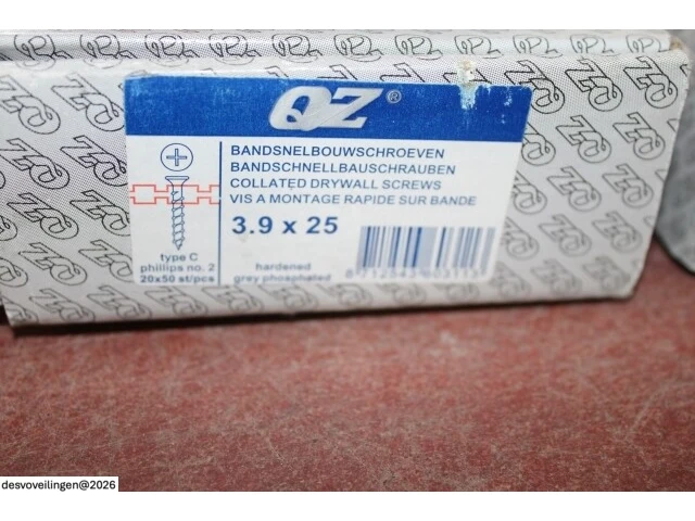 3 x hitachi drywall screw type c d3.9x25l - afbeelding 4 van  5