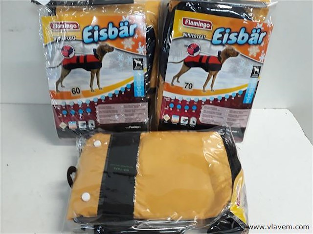 3 x hondenjas winter geel 60-65-70 - afbeelding 2 van  2