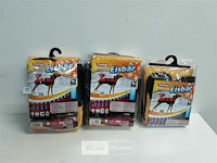 3 x hondenjas winter geel 60-65-70