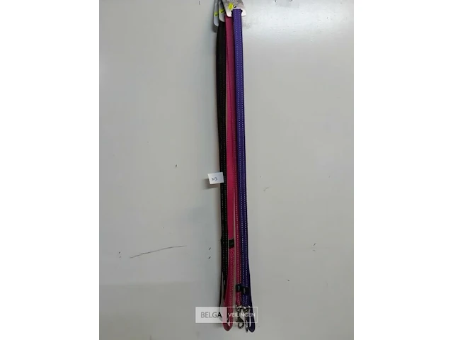 3 x hondenlijn 1,4 m 3 assorti rogz met fluo strips - afbeelding 1 van  3