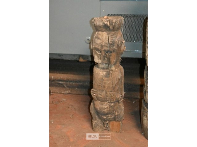 3 x houten beeld - afbeelding 2 van  4