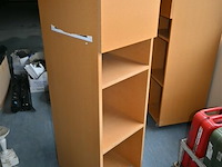 3 x houten kast op wielen - afbeelding 2 van  5