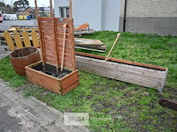 3 x houten plantenbak - afbeelding 1 van  6