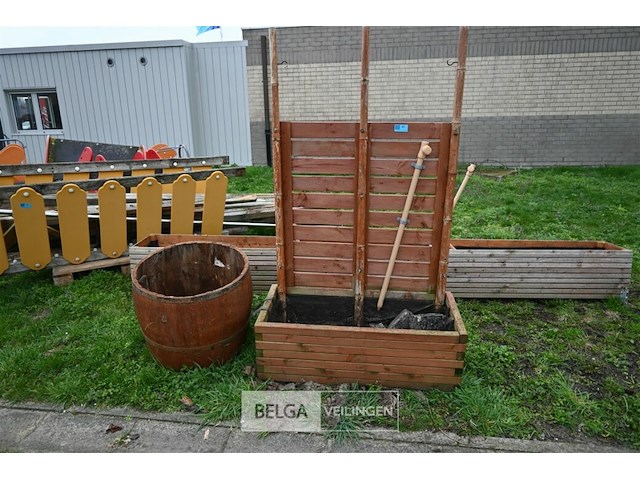 3 x houten plantenbak - afbeelding 5 van  6
