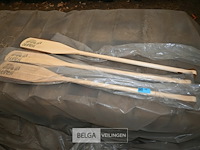 3 x houten steekpeddel - afbeelding 1 van  4