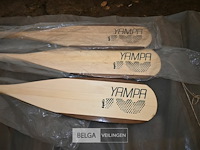 3 x houten steekpeddel - afbeelding 2 van  4