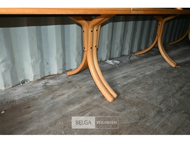 3 x houten tafel - afbeelding 2 van  6