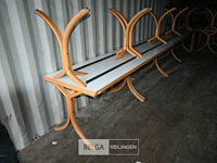 3 x houten tafel