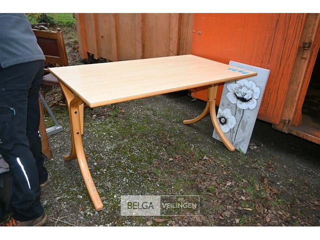 3 x houten tafel - afbeelding 4 van  6