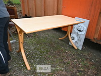 3 x houten tafel - afbeelding 4 van  6
