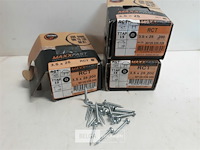 3 x houtschroeven wit verzinkt 3,5x25mm 200 stuks - afbeelding 2 van  3