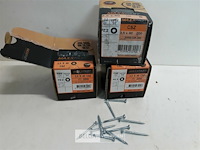 3 x houtschroeven wit verzinkt 3,5x40mm 200 stuks - afbeelding 2 van  3