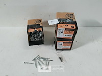 3 x houtschroeven wit verzinkt 3,5x40mm 200 stuks - afbeelding 2 van  3