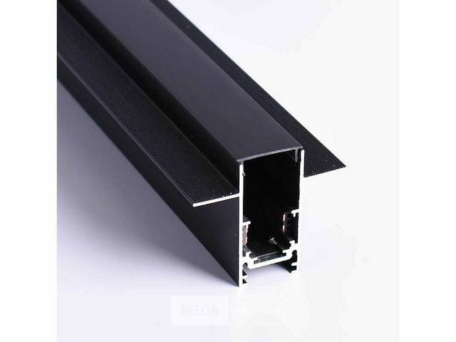 3 x inbouw magnetische rail – 20mm – 48v – 3 meter – zwart - afbeelding 3 van  6