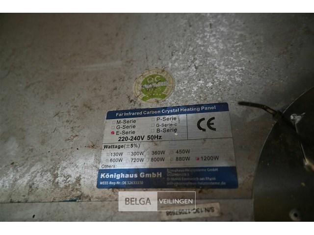 3 x infrarood verwarmingspaneel - afbeelding 4 van  4