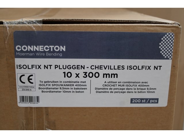 3 x isolfix nt spouwankerplug 10x300mm (200st) - afbeelding 2 van  3