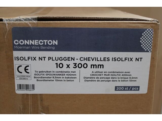 3 x isolfix nt spouwankerplug 10x300mm (200st) - afbeelding 4 van  6