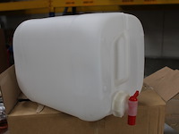 3 x jerrycan met rood kraantje (20l) - afbeelding 1 van  2
