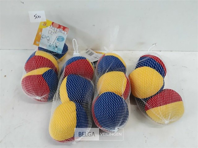 3 x jongleerballen 3 stuks - afbeelding 1 van  3