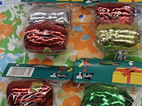 3 x karton inpaklinten diverse kleuren - afbeelding 2 van  2