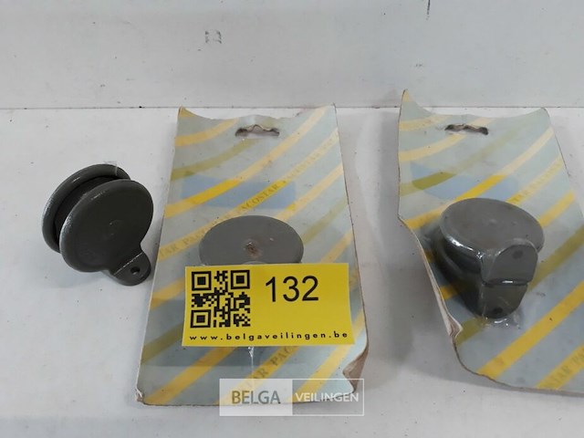 3 x katrol 40 mm opschroefbaar - afbeelding 2 van  3
