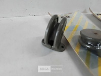 3 x katrol 40 mm opschroefbaar - afbeelding 3 van  3