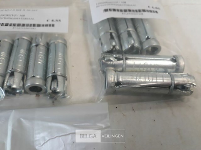 3 x keilhuls 5 stuks 2 x m8 + 1 x m10 - afbeelding 3 van  3
