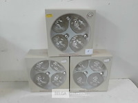 3 x kerstballen glas 4 stuks transparant - afbeelding 1 van  3