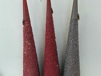 3 x kerstkegel 75 cm beschadigd - afbeelding 3 van  3