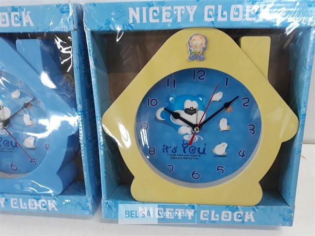 3 x klok huis 20x20 cm - afbeelding 3 van  3