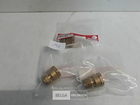 3 x knelkoppeling recht koper 12 mm ½ f - afbeelding 2 van  3