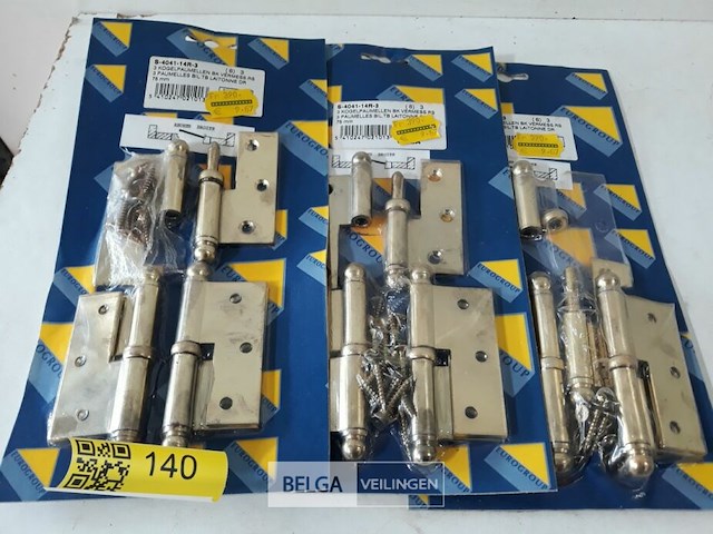 3 x kogelscharnier 3 stuks 75mm rechts - afbeelding 2 van  3