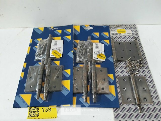 3 x kogelscharnier 3 stuks 80x75mm - afbeelding 2 van  3