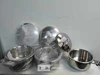 3 x kookpotten inox 18/8 22-24-26 cm - afbeelding 2 van  3