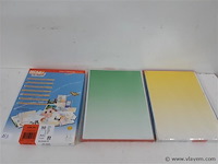 3 x kopiervellen 50 stuks voorgekleurd - afbeelding 1 van  2